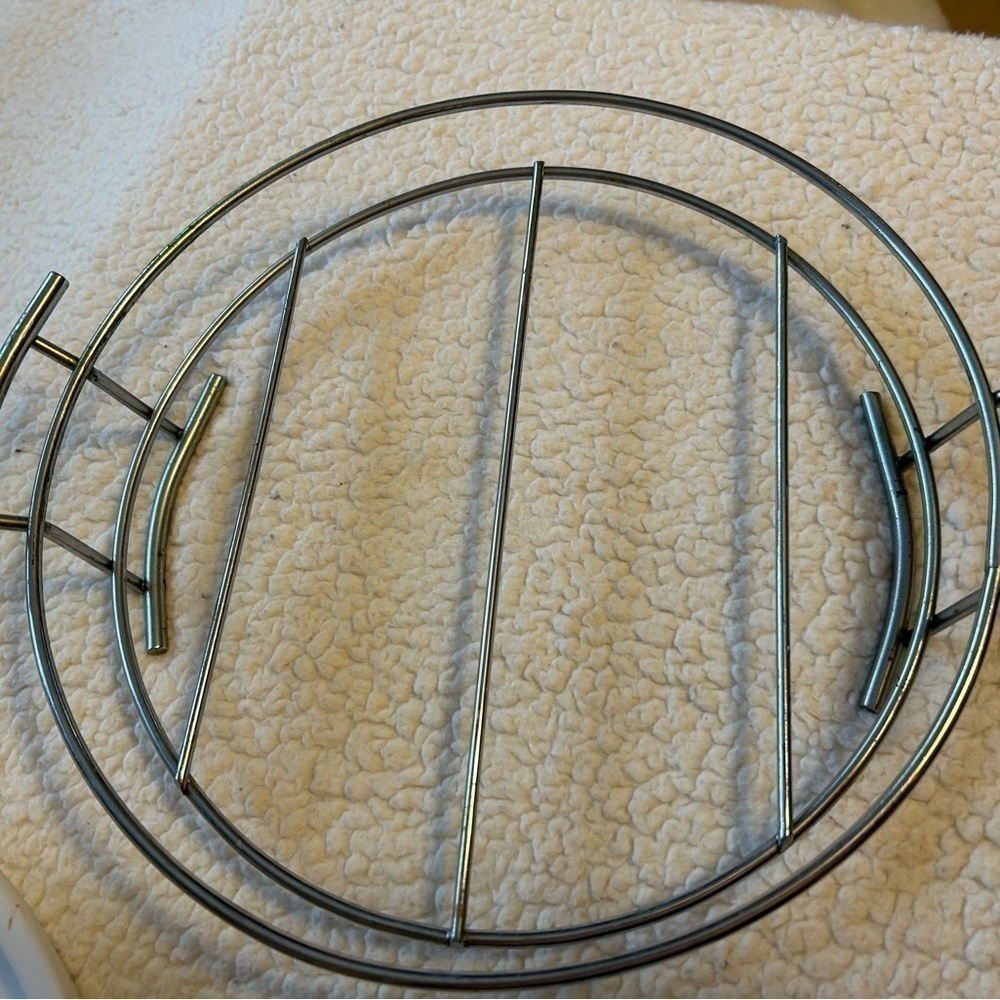 CERAMIC DIVIDED CONDIMENT TRAY WITH RACK. - Picture 4 of 7